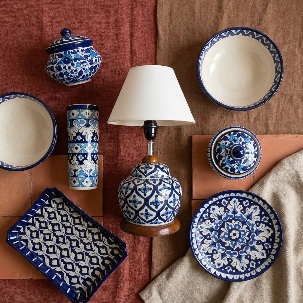 Home Decor on a Budget: Transform Your Space with Local Blue Pottery & Crafts
