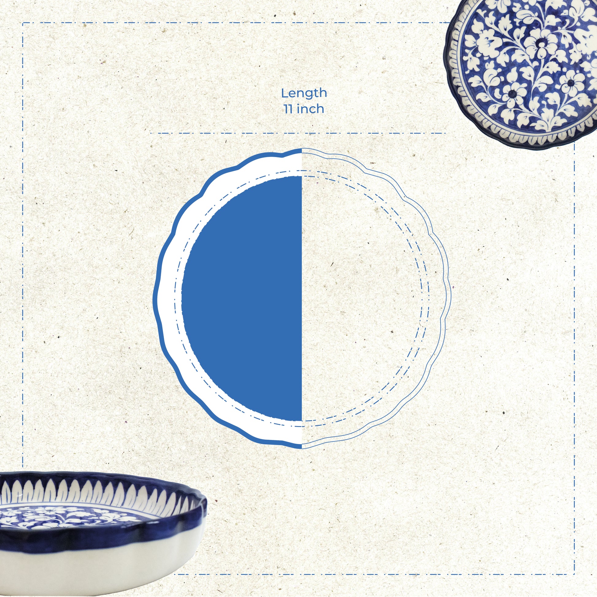 Apple Pie Dish – Medium – Design 2