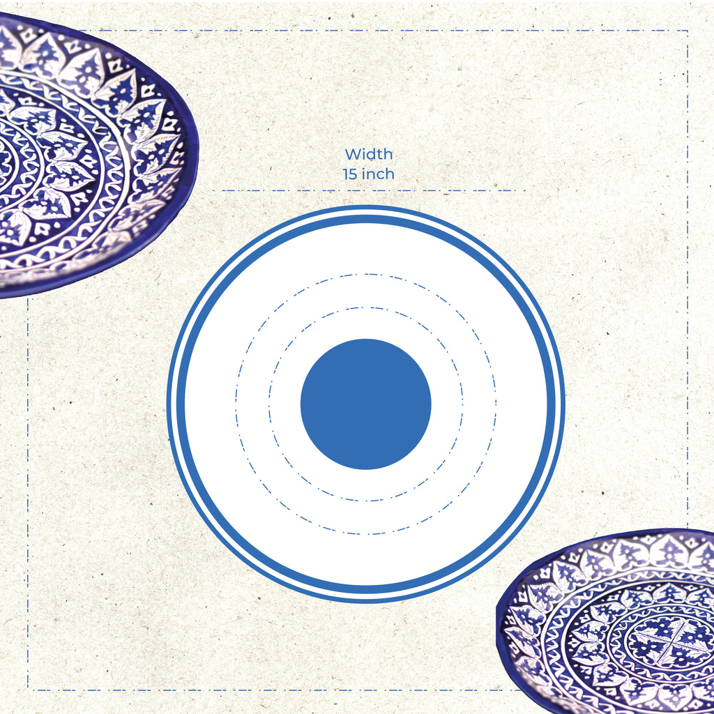 Large Round Serving Dish - Design 2