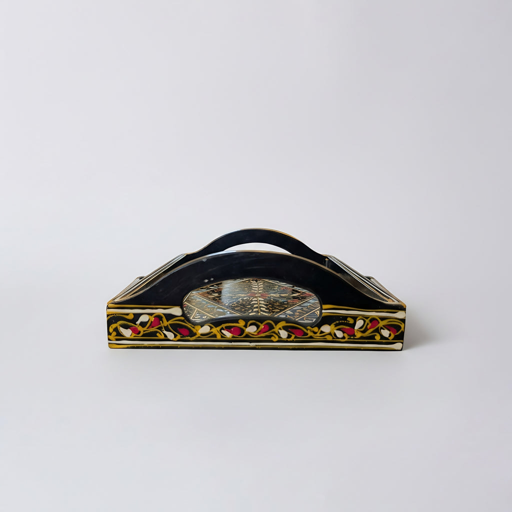 Swati Wooden Serving Tray 8x12 inch dimensions — Swati wooden artistry — Craftan Pakistan