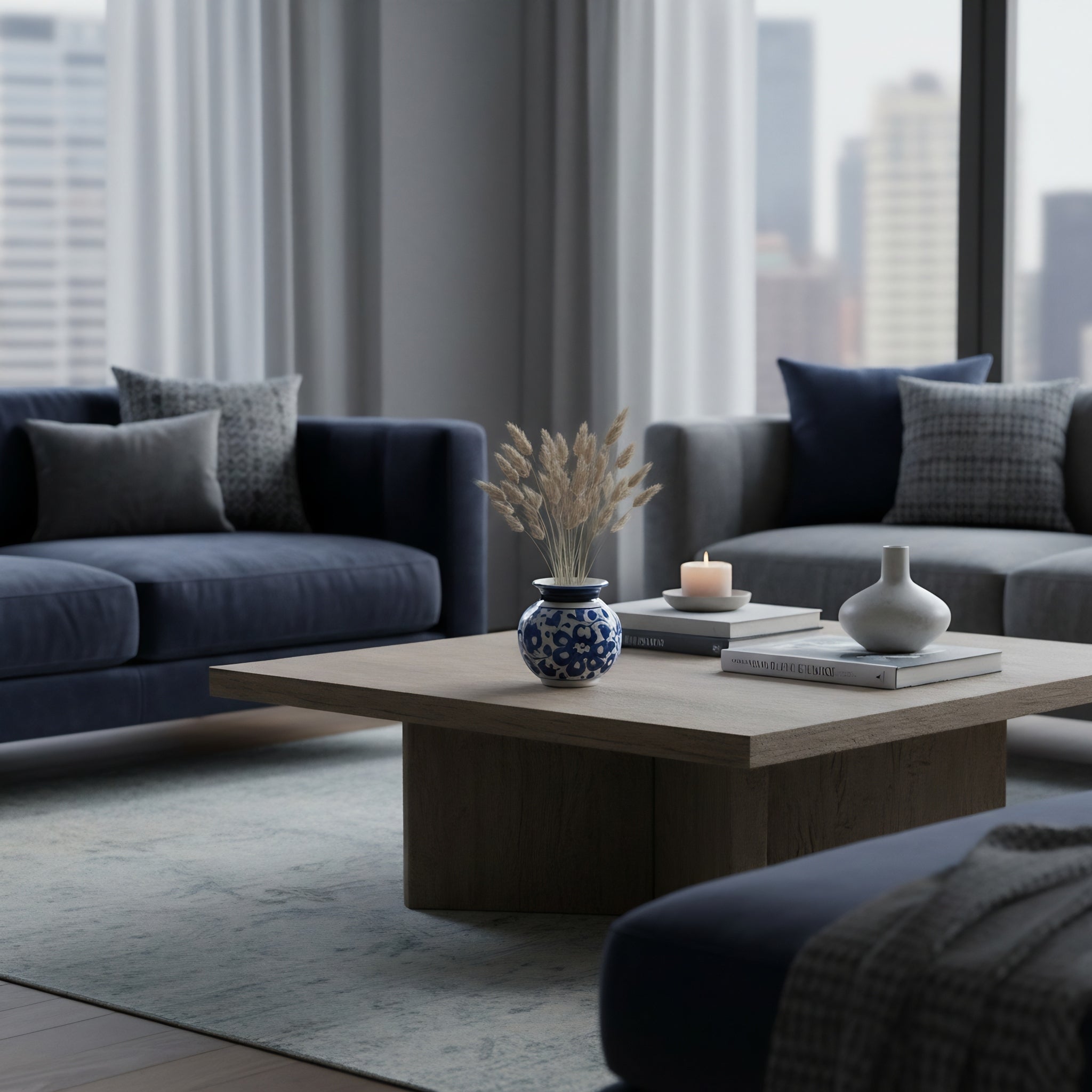 Mini Cobalt Floral Blue Pottery Decor Pot (traditional Garwi)– 3 Inch