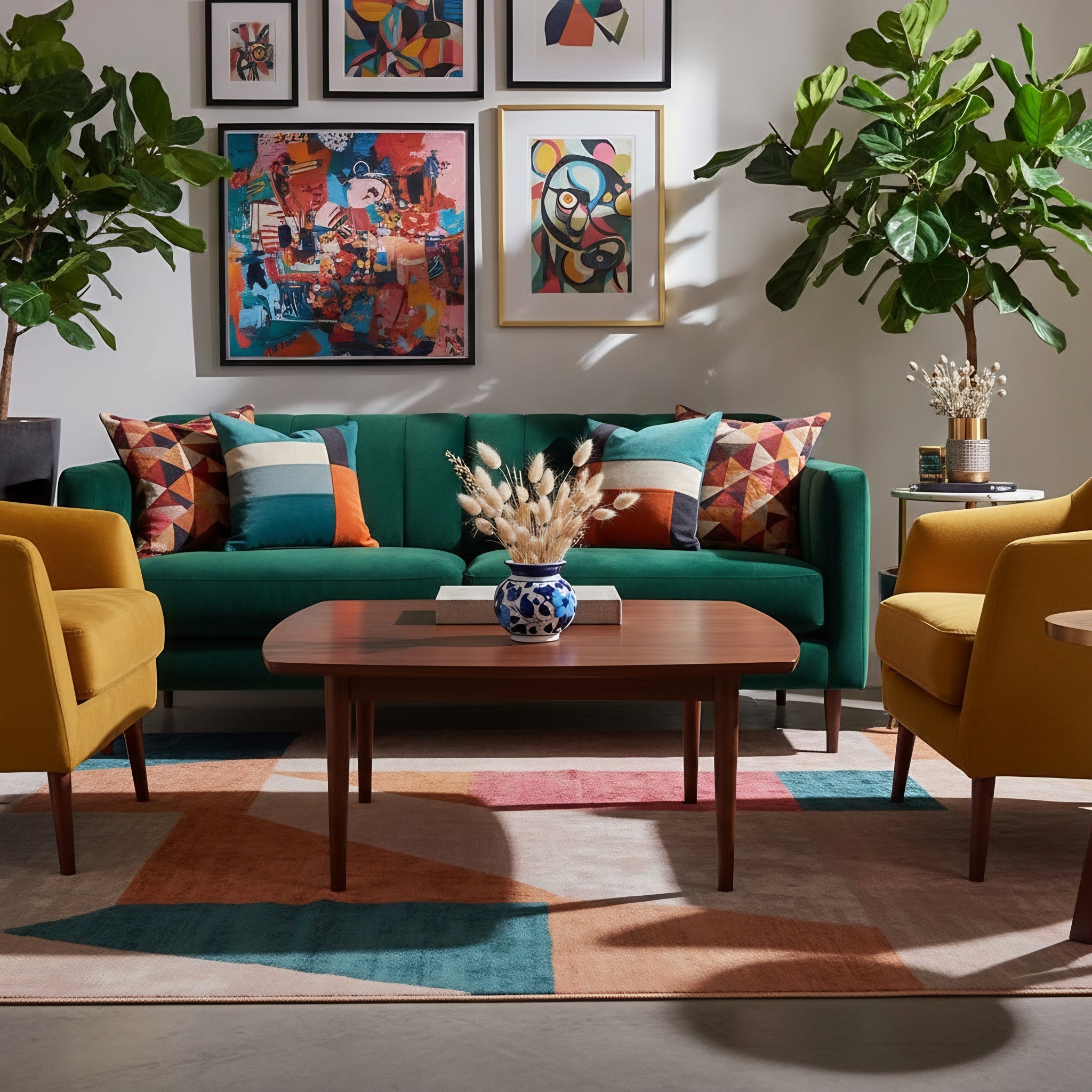 Blue-on-White Floral Mini Decor Blue Pottery Pot – 3 Inch (traditional Garwi)