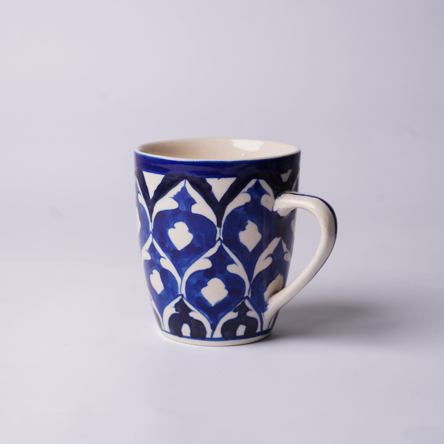 300 ml Blue Floral Ceramic Mug & Glasses
