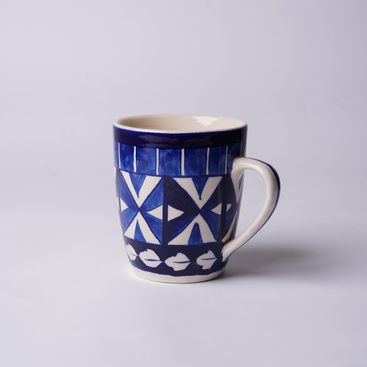 300 ml Blue Floral Ceramic Mug & Glasses