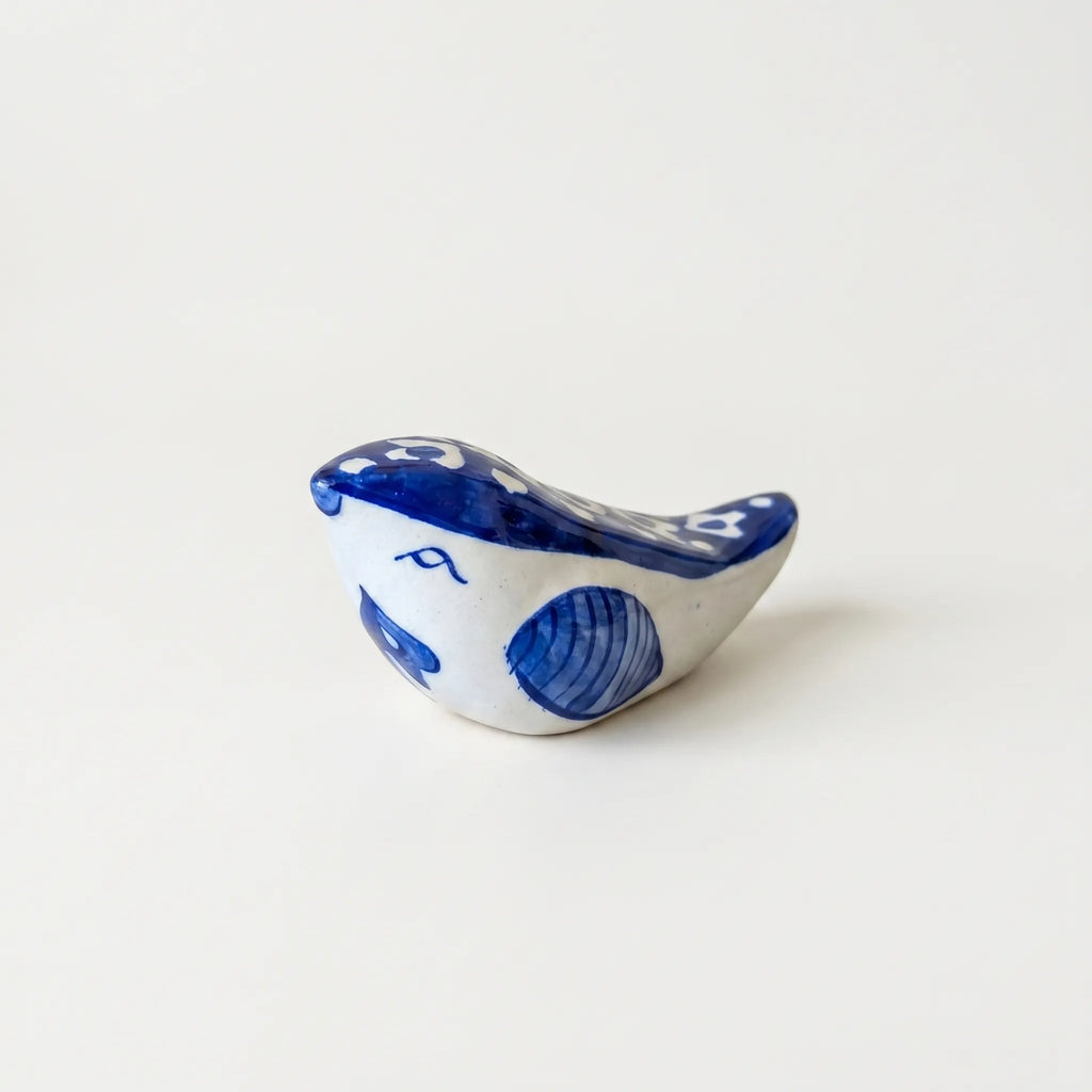 Hand-Painted Ceramic Animal Figurines – Assorted Mini Decorative Pottery Birds & Other Animals
