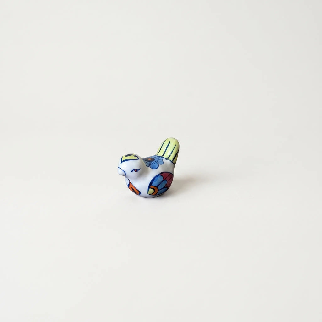 Hand-Painted Ceramic Animal Figurines – Assorted Mini Decorative Pottery Birds & Other Animals