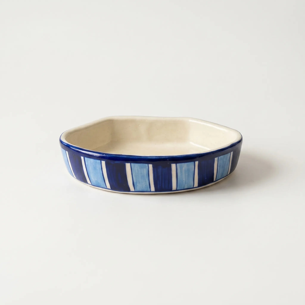 Multani Blue Pottery Soap Tray – 6x3.5 Inch Ceramic Soap Holder with Drainage Holes
