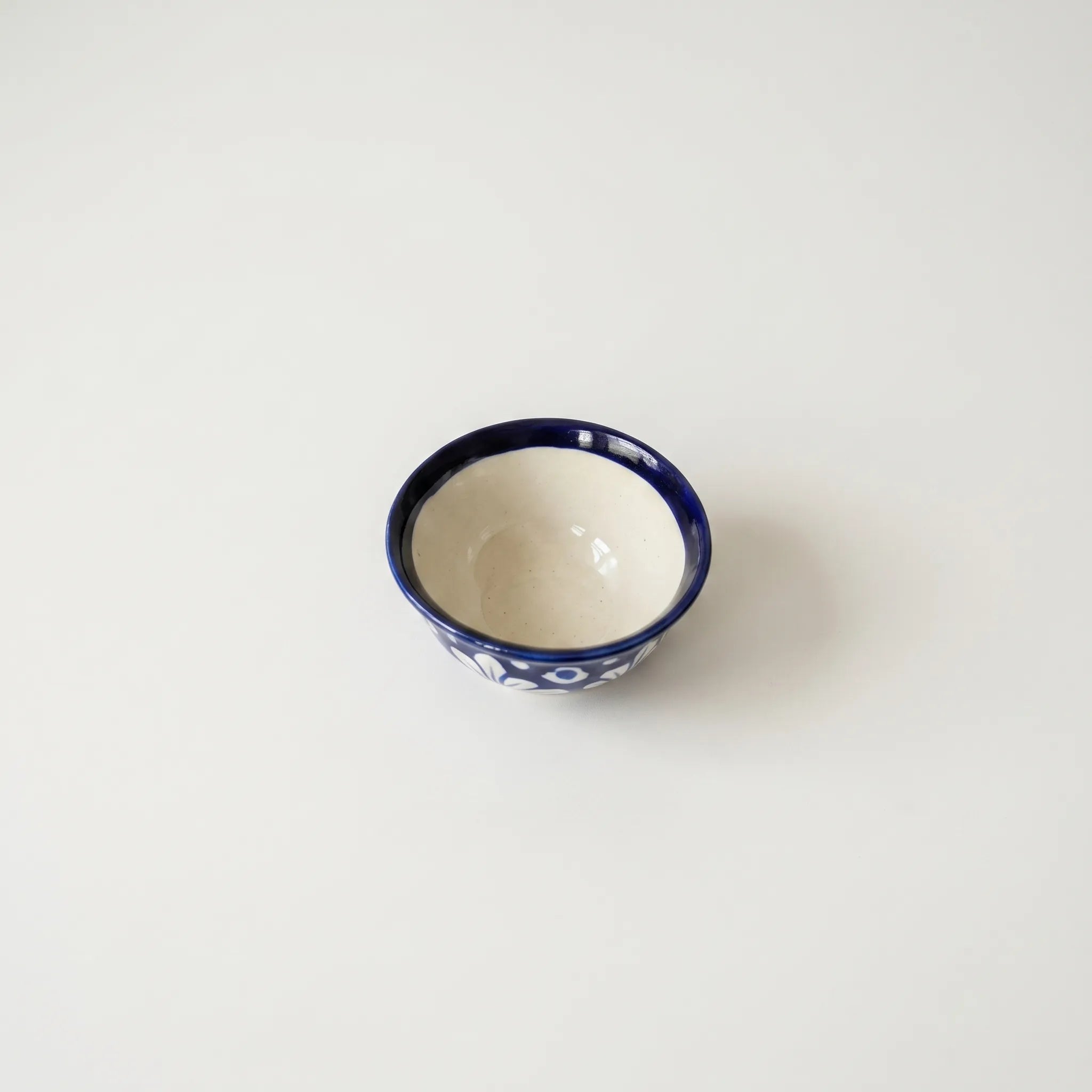 Blue Pottery Dessert Bowls Set of 6 – 5 Inch wide Ceramic Sweet Bowls (Multani)