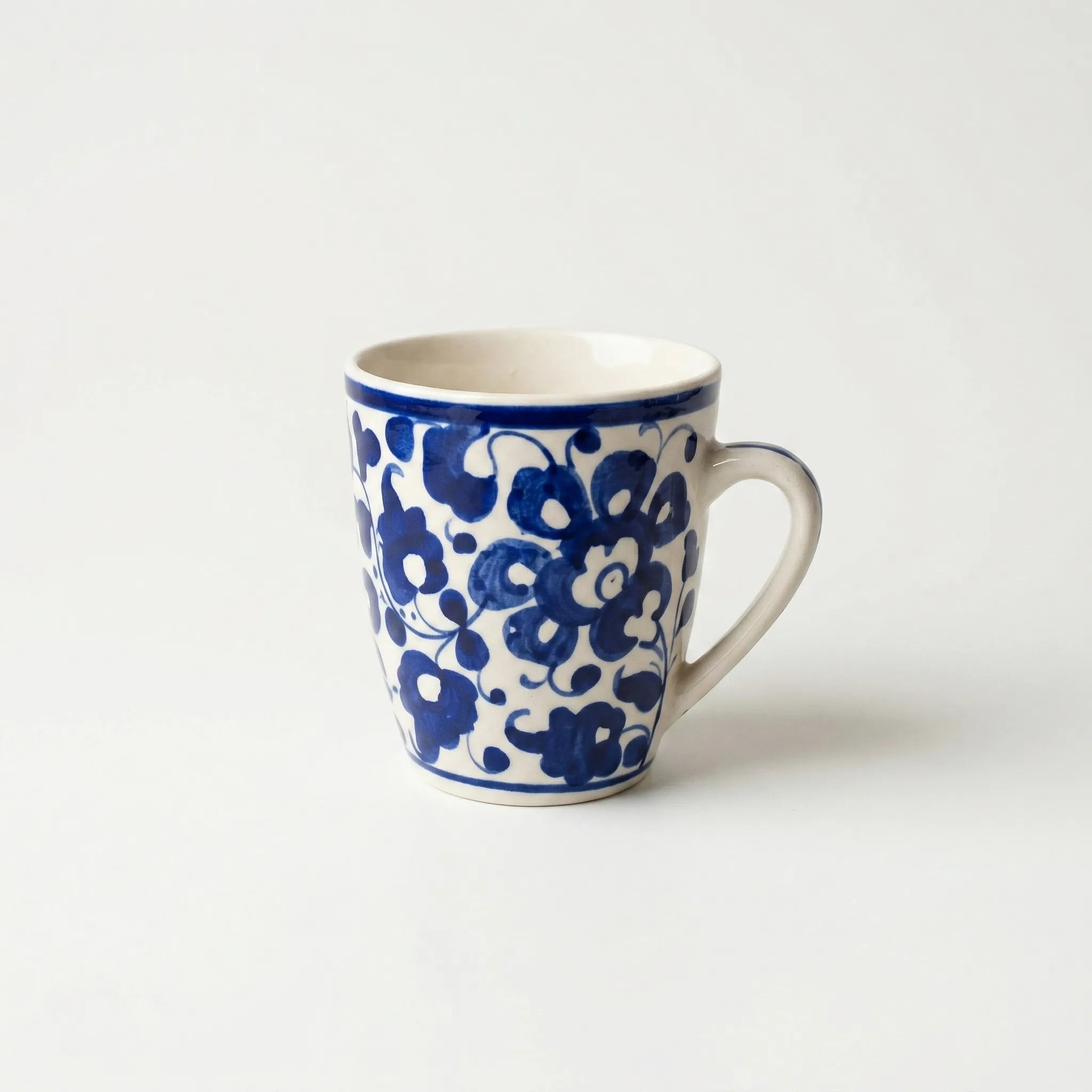 Blue Pottery Ceramic Mug – 300ml Hand-Painted Coffee & Tea Mug | Multani Blue Pottery
